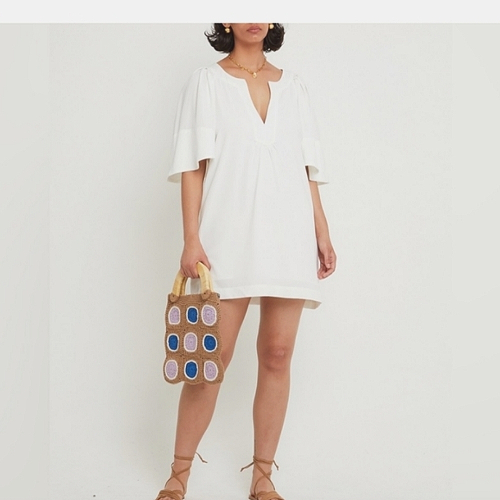 Pomander Place White Mini Dress